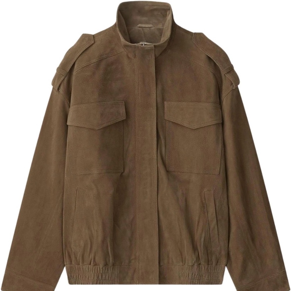 Faux Suede Brown Wonens Jacket